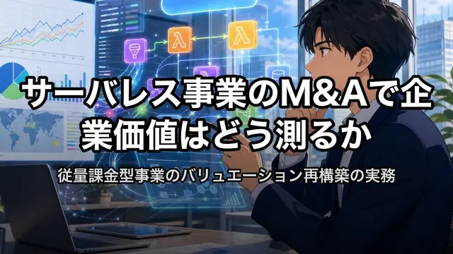 サーバレス事業のM&Aで企業価値はどう測るか