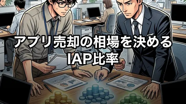 アプリ売却の相場を決めるIAP比率