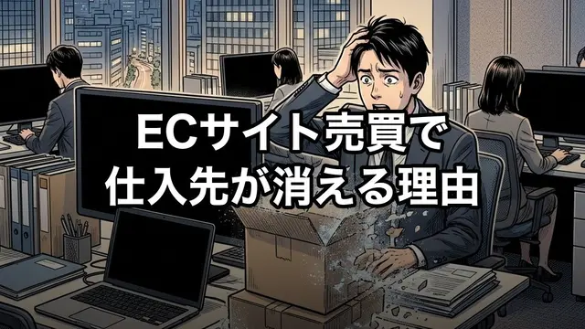 ECサイト売買で仕入先が消える理由