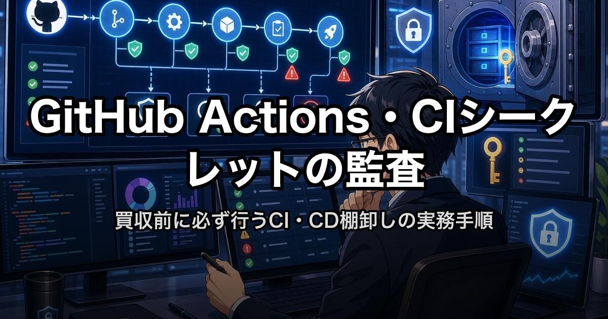 GitHub Actions・CIシークレットの監査