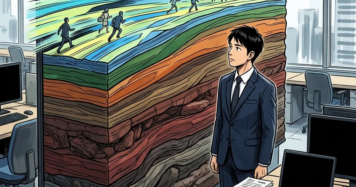 事業には周期がある——当日に見えるのは一番速い層だけ