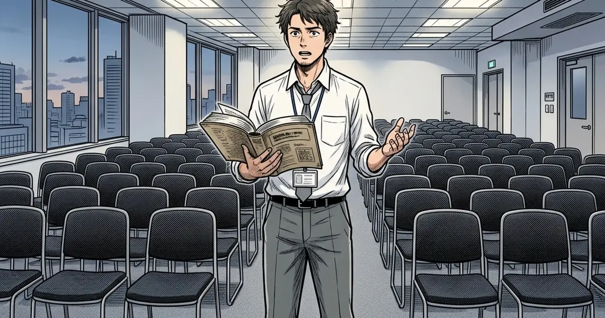 手順書を書かなかったのは、読者が一度もいなかったから
