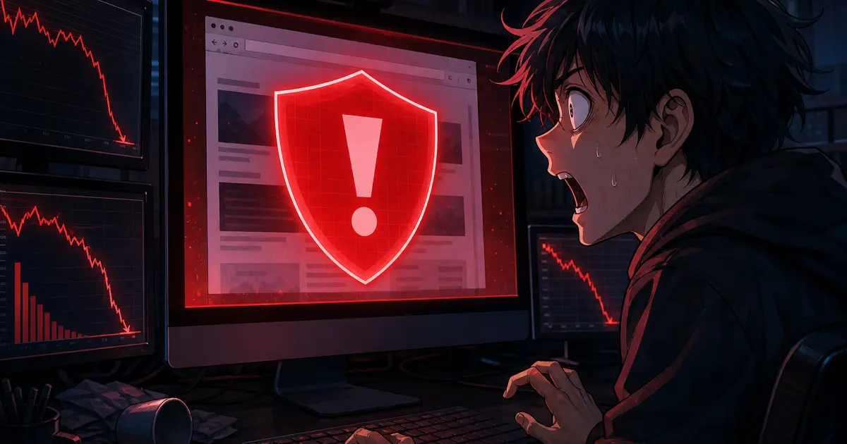 「Google Safe Browsingブラックリスト入り」という最悪の末路 ── 検索流入ゼロ・収益消滅・ドメイン評価崩壊の連鎖